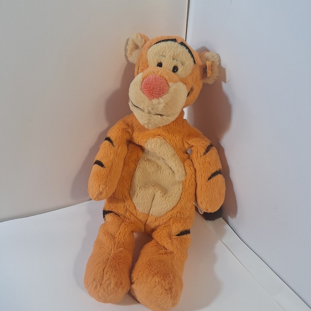 Steiff Disney 'Tigger' baby safe soft toy‎ tiger - 024535 Plush Stuffed Animal